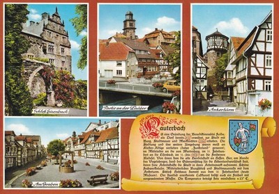 Postcard - (D) - Lauterbach in Hesse - City Chronicle - around 1980/90 - Type 2