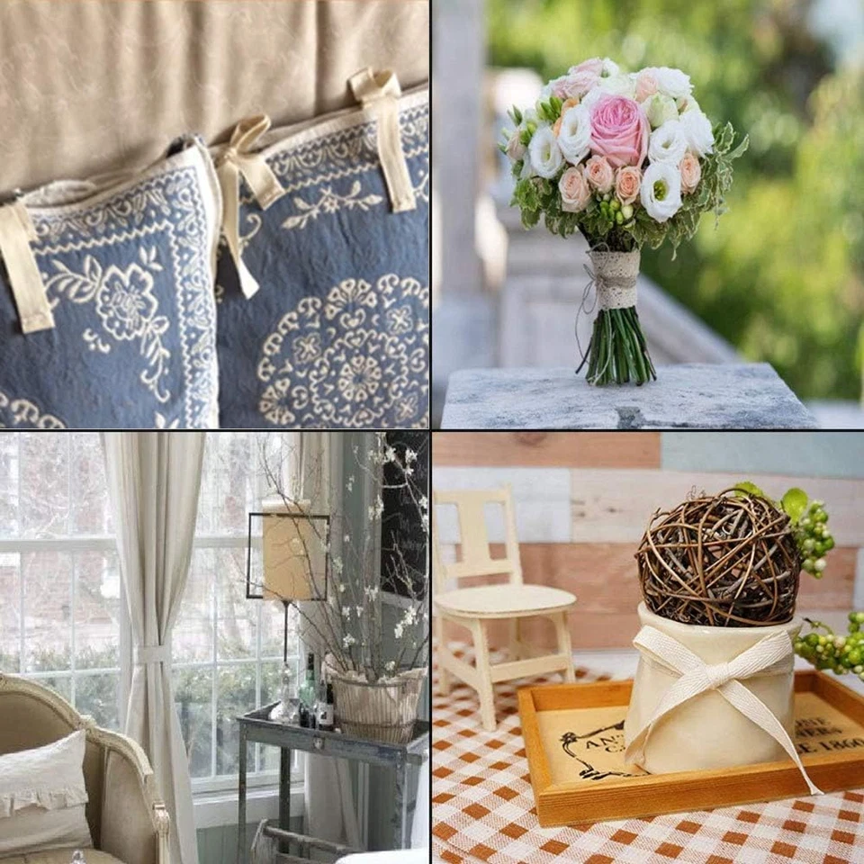 Cinta de sarga Abbaoww 55 yardas 1 pulgada 100 % algodón espiga cinta de correas S Foto 4 de 4