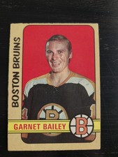1972-73 O-PEE-CHEE OPC NHL Hockey #191 Garnet Bailey Boston Bruins