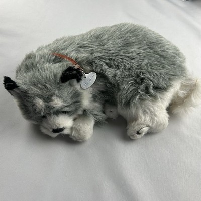 Perfect Petzzz Alaskan Husky Pet Sleeping Breathing Puppy Dog