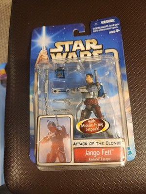 Star Wars Episode 2 Attack Of The Clones Figure 2002 Jango Fett - Kamino Escape