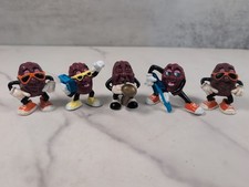 Vintage Applause California Raisins Lot of 5 PVC/Plastic Musician Figures
