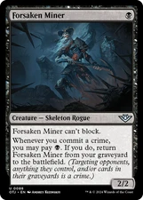 MTG Forsaken Miner English OTJ