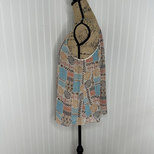 Canotta No Boundaries Halter taglia M bordo all'uncinetto boho hippie festival autunno floreale - Foto 3 di 12