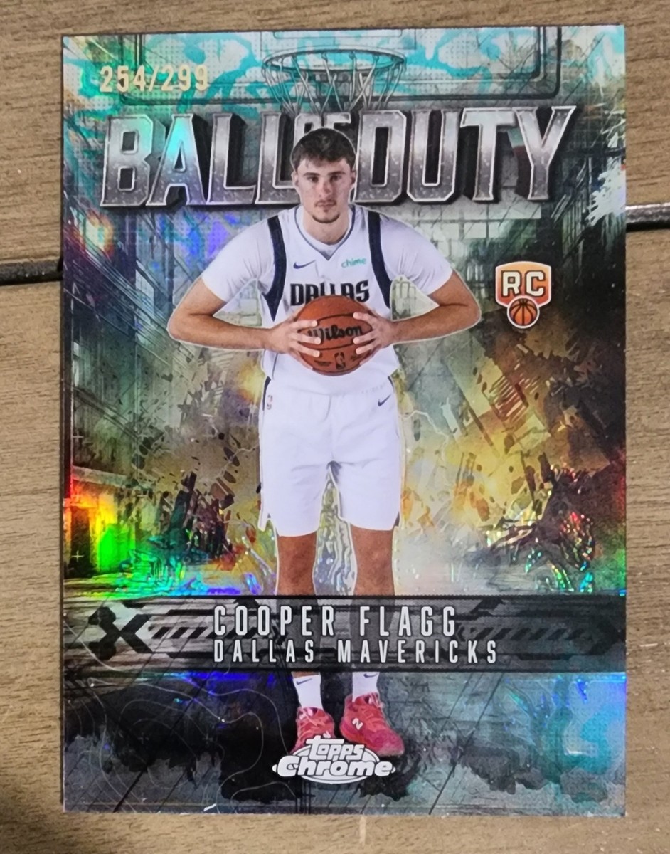 Cooper Flagg 2025-26 Topps Chrome Ball of Duty Rookie RC Teal