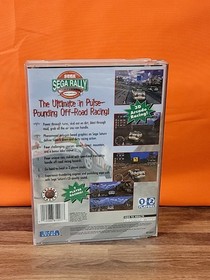 Sega Rally Championship Long Box (Sega Saturn, 1995) Complete ~ Tested & Works