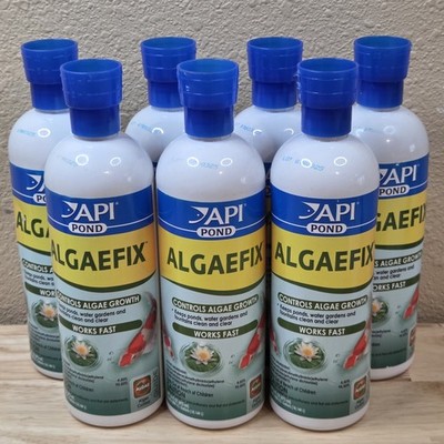 API Pond Care AlgaeFix 16 fl oz. Pond Algae Control (Lot of 7 Bottles) -NEW
