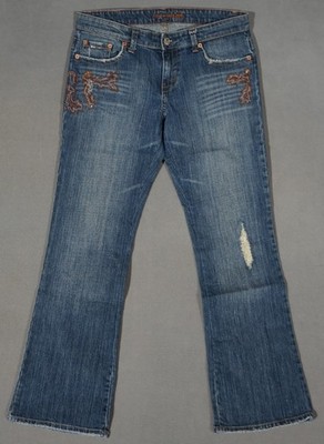 VE11433 **AMERICAN EAGLE** STRETCH BOOT CUT WOMENS JEANS sz8R