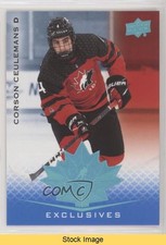 2021 Upper Deck Team Canada Juniors Blue Corson Ceulemans #20 READ n1u