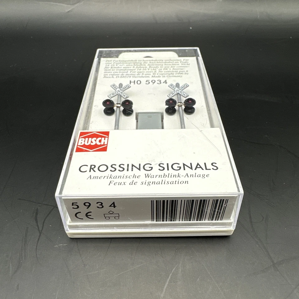 Busch 5934 American Railroad Crossing Signals HO Scale  New in Box - Image 3 of 3