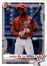 2021 BOWMAN - PROSPECTS 1ST JEREMY DE LA ROSA #BP-25