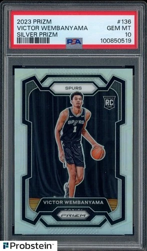 Victor Wembanyama 2023 Panini Prizm Victor Wembanyama #1 Silver Prizm