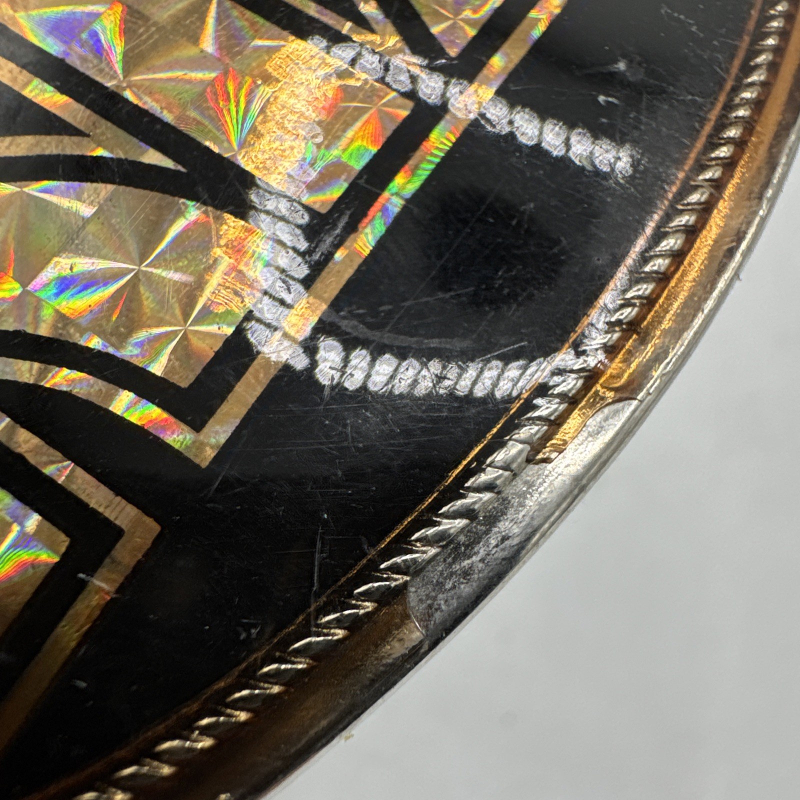 Vintage KISS Belt Buckle Black Prism Logo 1977 Pacifica Ace Peter Gene Paul