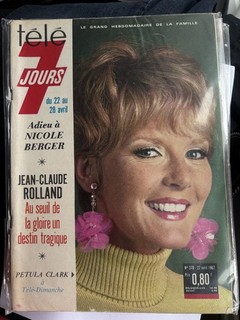 TELE 7 JOURS N° 370 PETULA CLARK avril 1967