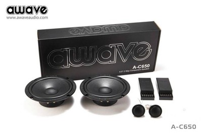 awave A-C650 Slim 2-Way Top Sq  Amazing Sound. Jl Hertz Focal Helix Steg Brax