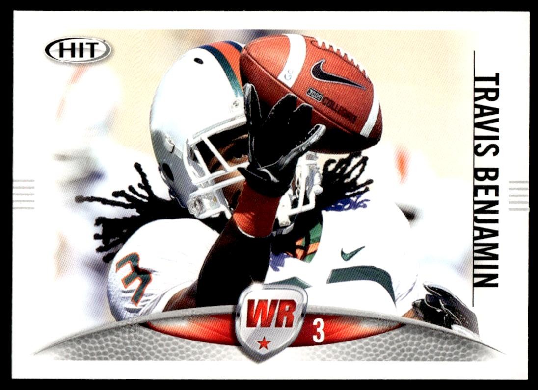 Travis Benjamin 2012 SAGE HIT #84 Miami Hurricanes Football Card