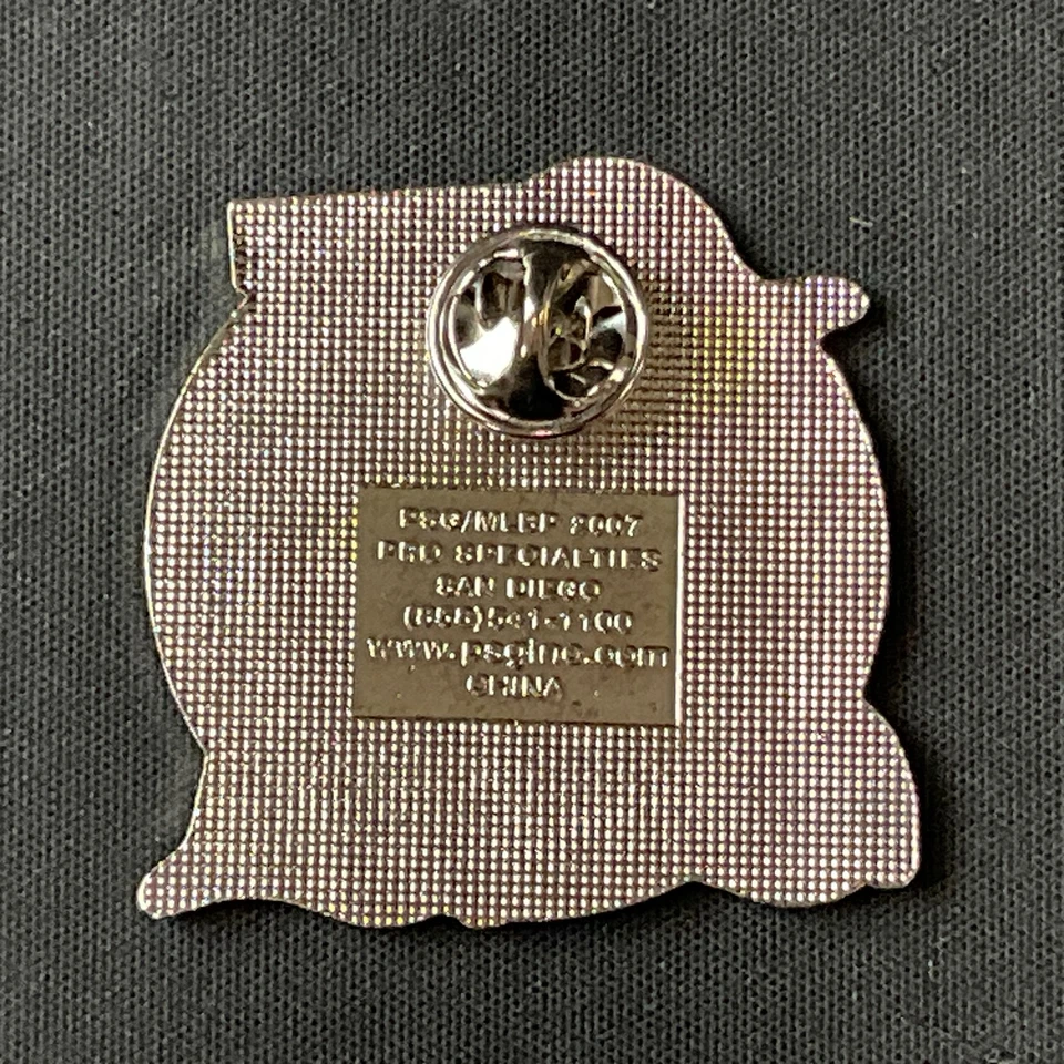 2007 ALDS Cleveland Indians Vs. N.Y Yankees Enamel Pin 4" Division Series MLB! - Image 2 of 2