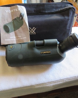 VORTEX Optics IMPACT 25-75 x 70mm angle view spotting scope, green, carry case