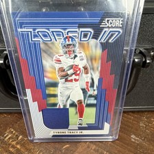 Panini 2025 Score Zoned In Tyrone Tracy Jr. #ZON-TTY New York Giants