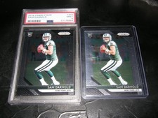 2 2018 Prizm Sam Darnold Rookie Card 1 PSA 9 1 Raw RC #203 New York Jets HOT!. rookie card picture
