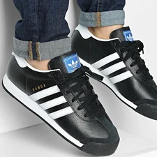 Adidas Originals Samoa Men’s Running Shoe Athletic Sneaker Black Footwear