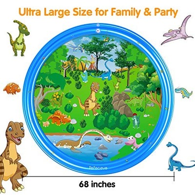Splash Pad Kids 68in Outdoor Summer Splash Mat Toddlers Babies Outdoor Toy