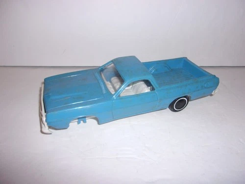 Vintage Plastic Toy Car El Camino Ranchero Blue Tonka? for parts or repair
