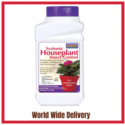 Bonide Systemic Houseplant Insect Control, 8 oz Ready-to-Use Granules for Indoor