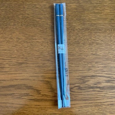 Blue Chopsticks 23cm, Japan Made, Used with Some Outer Dirt