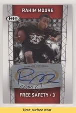 2011 SAGE Hit Auto Rahim Moore #A33 Auto READ 0c6