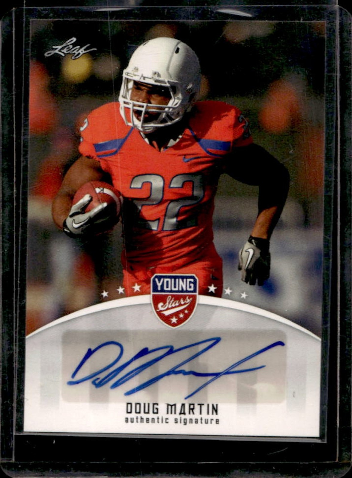 Doug Martin Leaf Valiant #DM2 Autograph