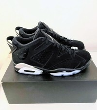 Nike Air Jordan 6 Retro Low Chrome Black Metallic Silver 2015 DS Neuf 45 / US 11