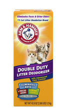 Arm  Hammer Double Duty Cat Litter Deodorizer 42.6 oz  Advanced Odor Control