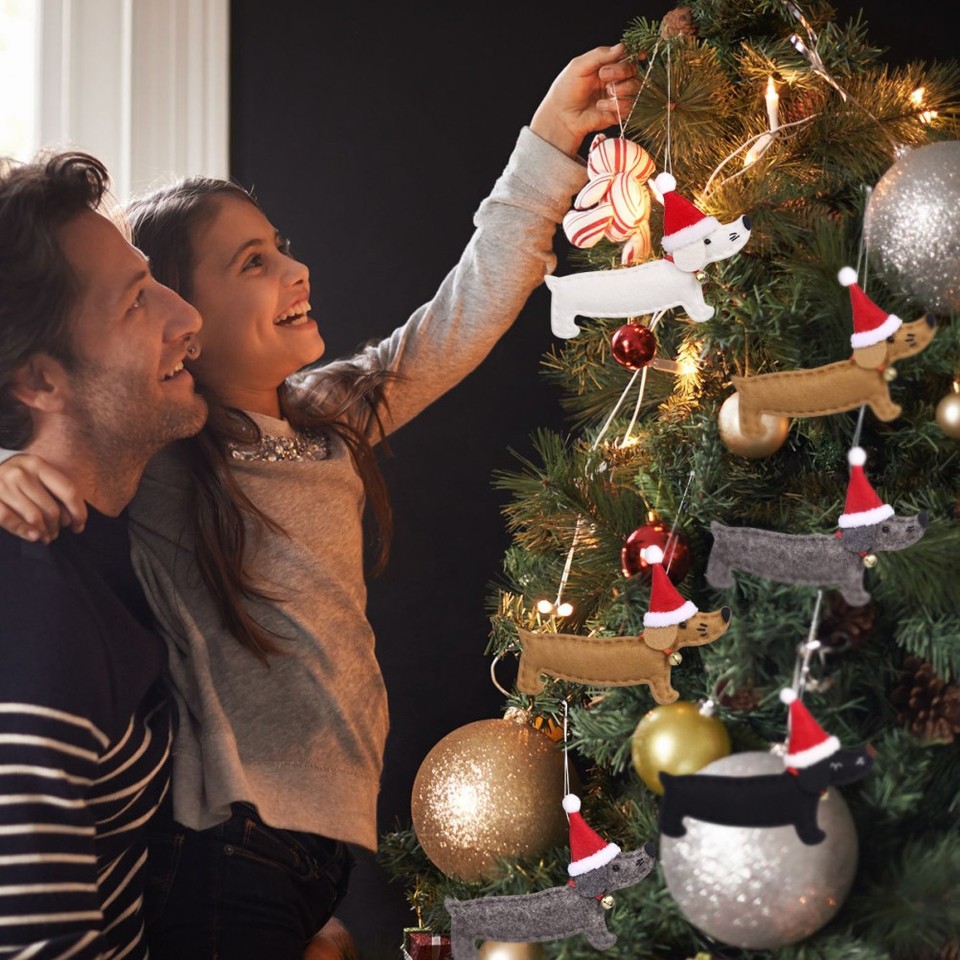 20 Stück Patriotische Weihnachtsbaum-Ornamente - Holz-Dekoration Mit US-Flagge & Adler Für Festliche Stimmung