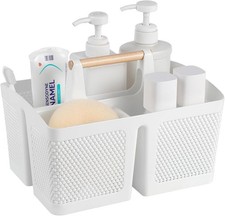 Portable Shower Caddy, Caddy Organizer with Handle, Plastic Shower Basket Hold S