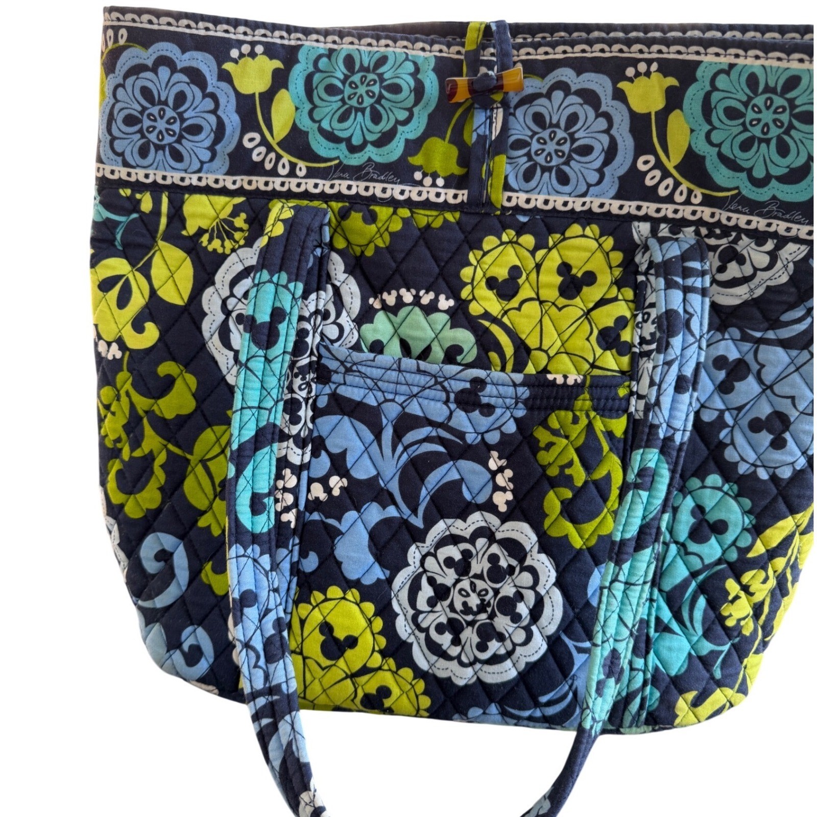 Retired Vera Bradley Disney Park EXCLUSIVE Where's Mickey large tote image 5