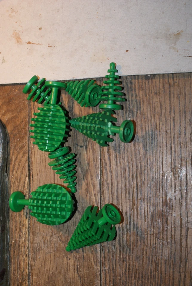 8x Lego City  Arbre Sapin Décor Végétation Vintage - Photo 1/1
