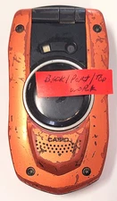 Casio Gz'One Boulder C711 - Orange ( Verizon ) Flip Phone - Extended Version