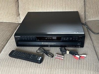 Sony CDP-CE375 5-Disc CD Player w/ Digital Optical Out + Remote Tested SEE VIDEO