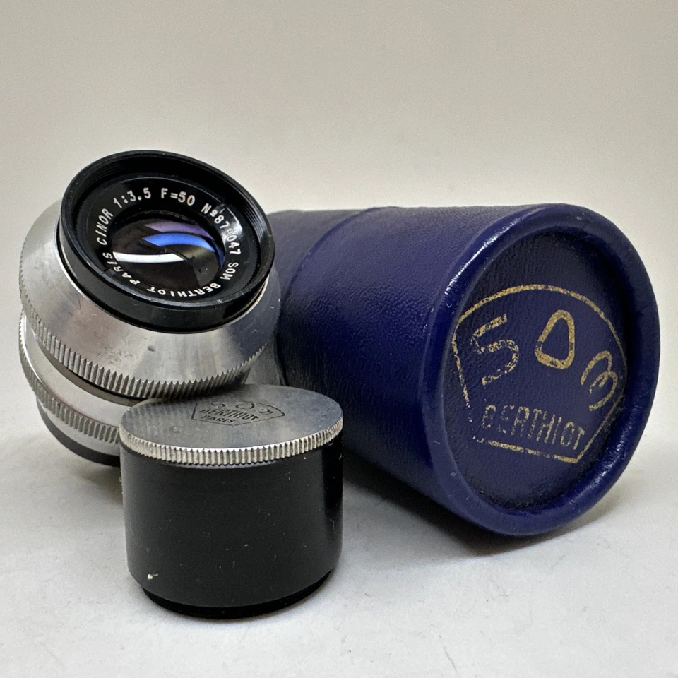Som Berthiot Cinor 50mm f3,5 Cinema Ercsam Mount (like Angenieux Kinoptik Boyer) - Photo 4/4