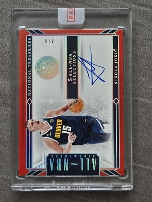 2023 Panini National Treasures Nikola Jokic All-NBA Signatures Auto Card /8