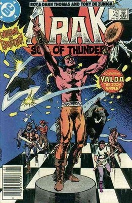 Arak Son of Thunder #40 (Newsstand) FN; DC | Roy Thomas Valda Iron Maiden - w/Ba