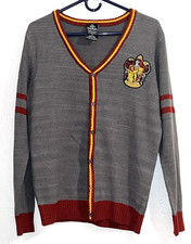 Wizarding World of Harry Potter Gryffindor Cardigan Sweater Medium