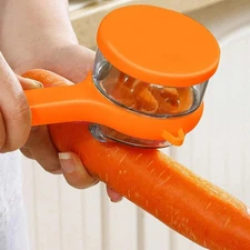 Kitchen Multi-Functional Peeler With Bucket Storage Scratcher Fruit Peeling Knif