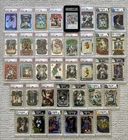 37x SLAB GRADED CARD LOT NBA NFL Prizm Auto SSP PSA 10 RC Rookie RARE HGA GEM 📈