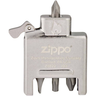 Zippo Lighter Insert Everyday Carry Bit Safe 4-in-1 Functional