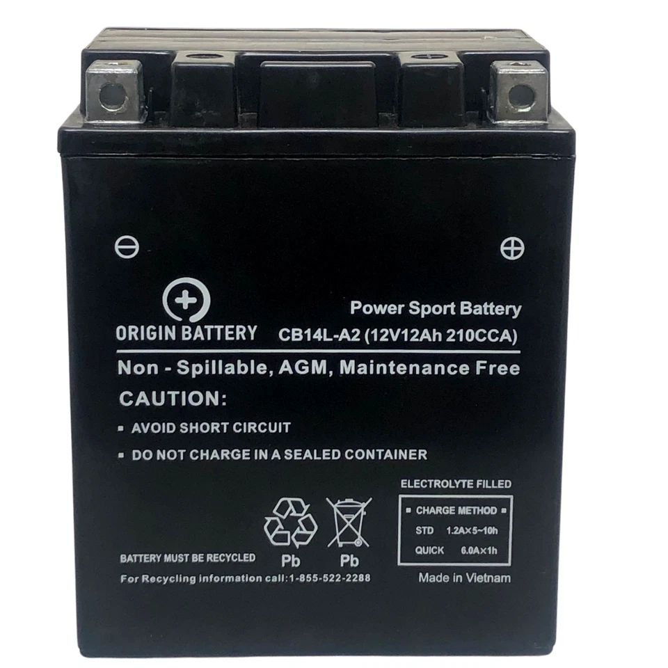 Batería de repuesto Honda CB750F Super Sport para CB750K Four y CB750C Foto 3 de 3