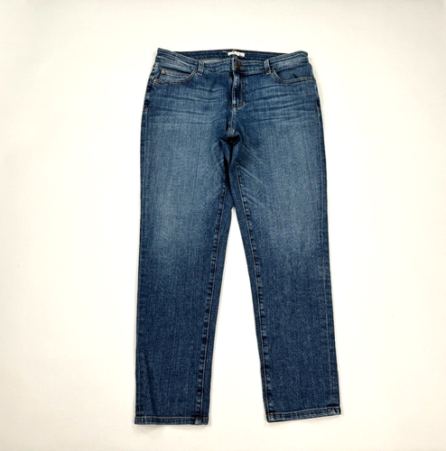 Jeans donna Eileen Fisher denim cotone biologico 6 tasche elasticizzato - Foto 1 di 11
