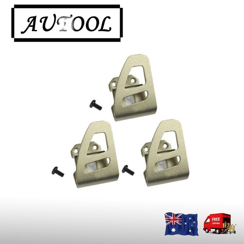 3 PCS Belt clips Hooks Screw for Milwaukee M18 18V Impact Driver Hammer Drill OZ - Picture 1 of 3