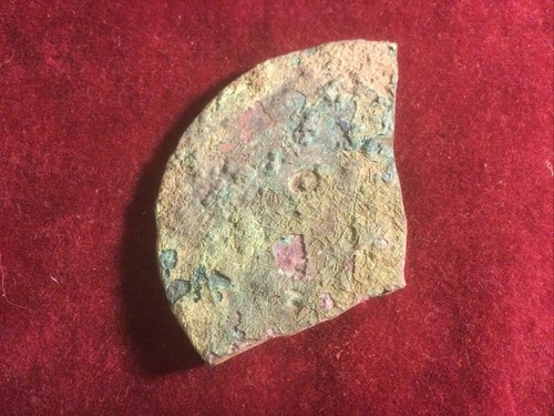 ANTIKER PERSÖNLICHER HANDVERZIERTER SPIEGEL AUS RÖMISCHER BRONZE - Bild 2 von 2